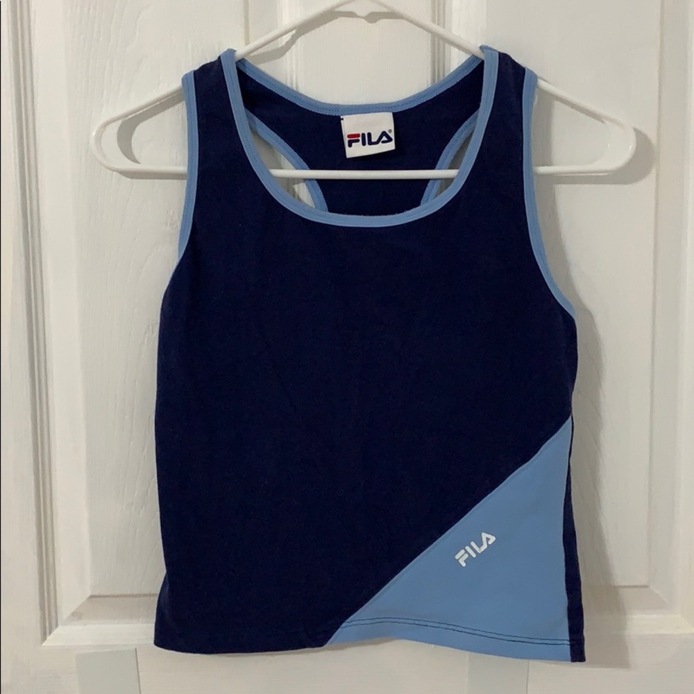 FILA Navy Blue Racerback Tank Top
